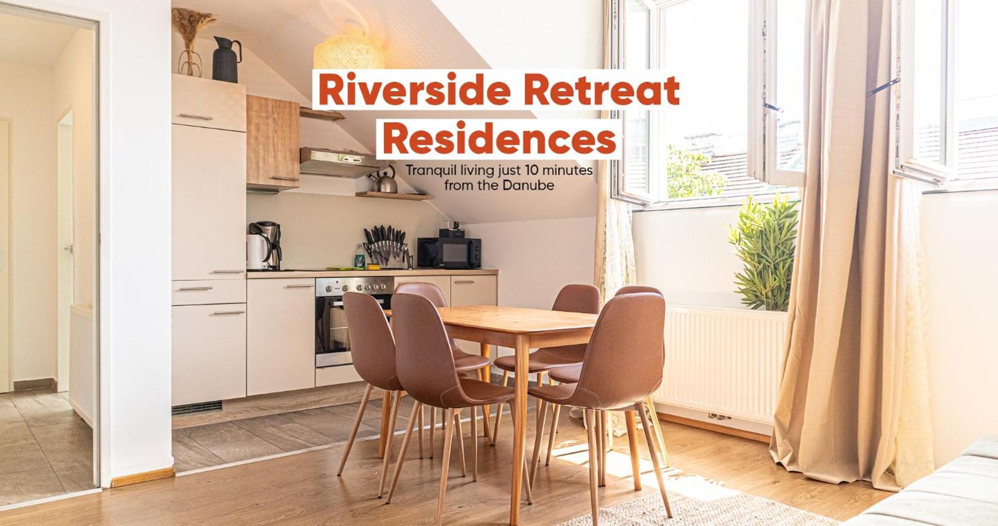 Charming 1Br And 1Lr Apt Modern Design Donaustadt Vienna Esterno foto