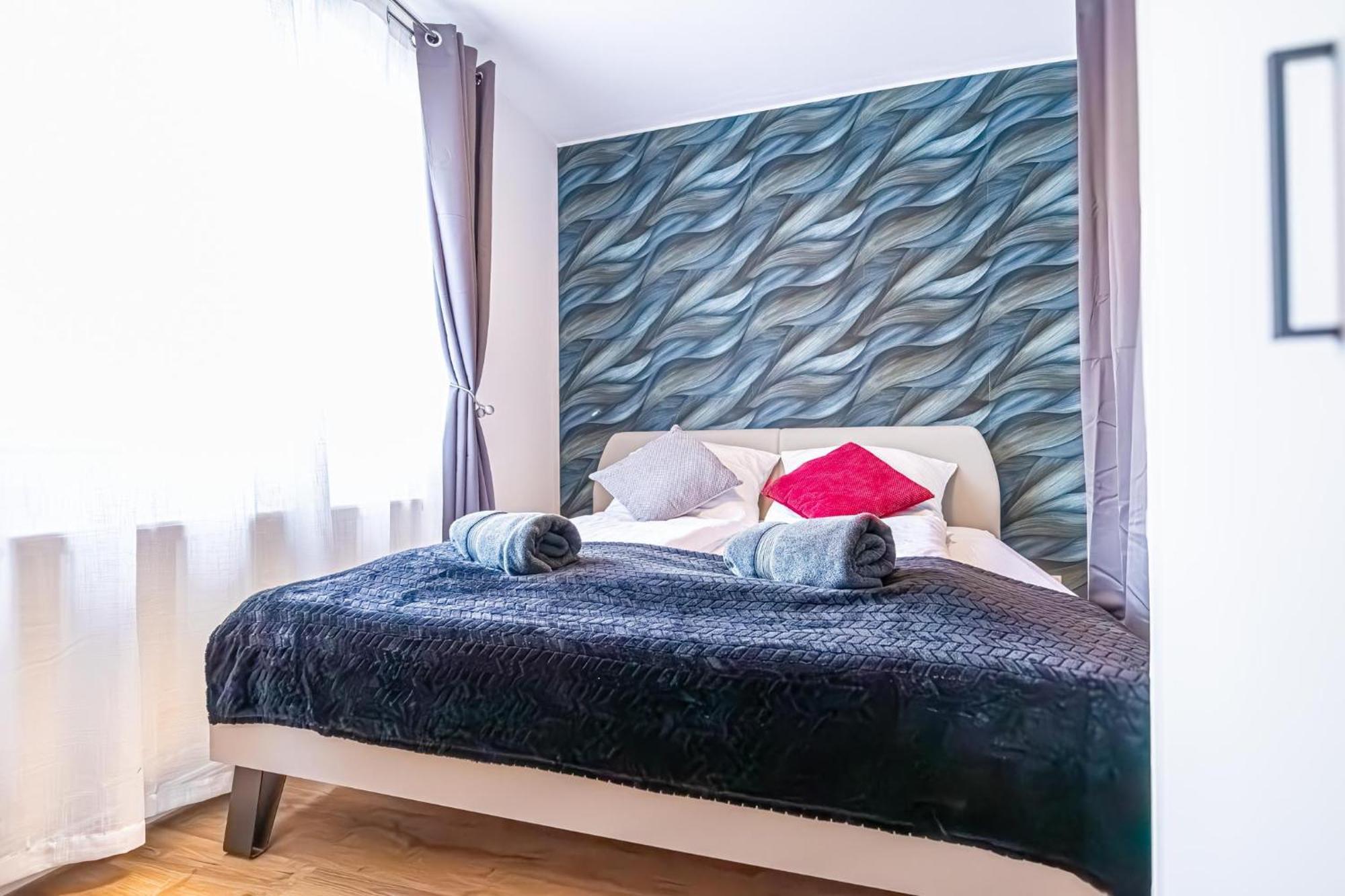 Charming 1Br And 1Lr Apt Modern Design Donaustadt Vienna Esterno foto